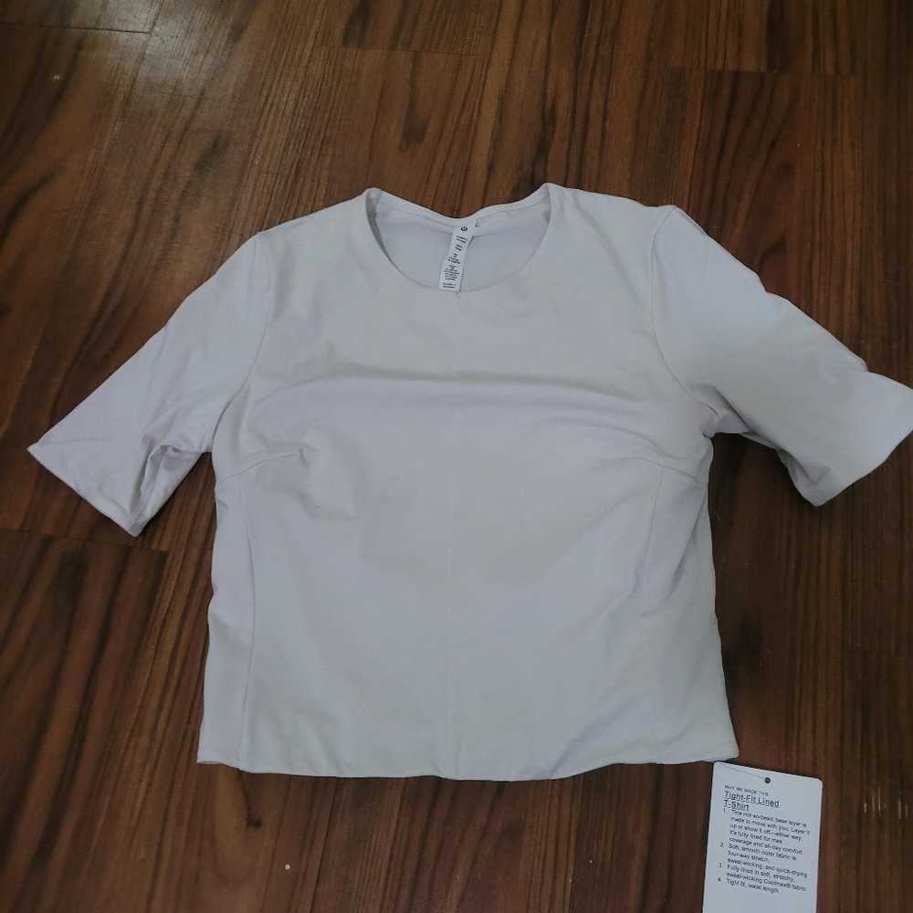 Lululemon Tight-Fit Lined T-Shirt, Size S, NWT